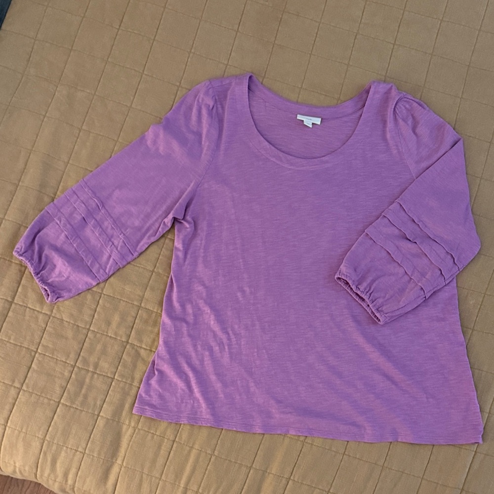 J. Jill Lavender Blouse